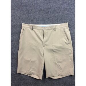 FootJoy Golf Shorts Mens 38 Khaki Performance Flat Front‎ Stretch CA#28544